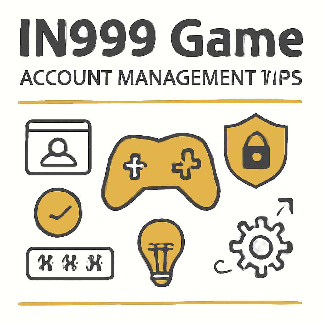 Diagram illustrating IN999 Game Account Management Tips