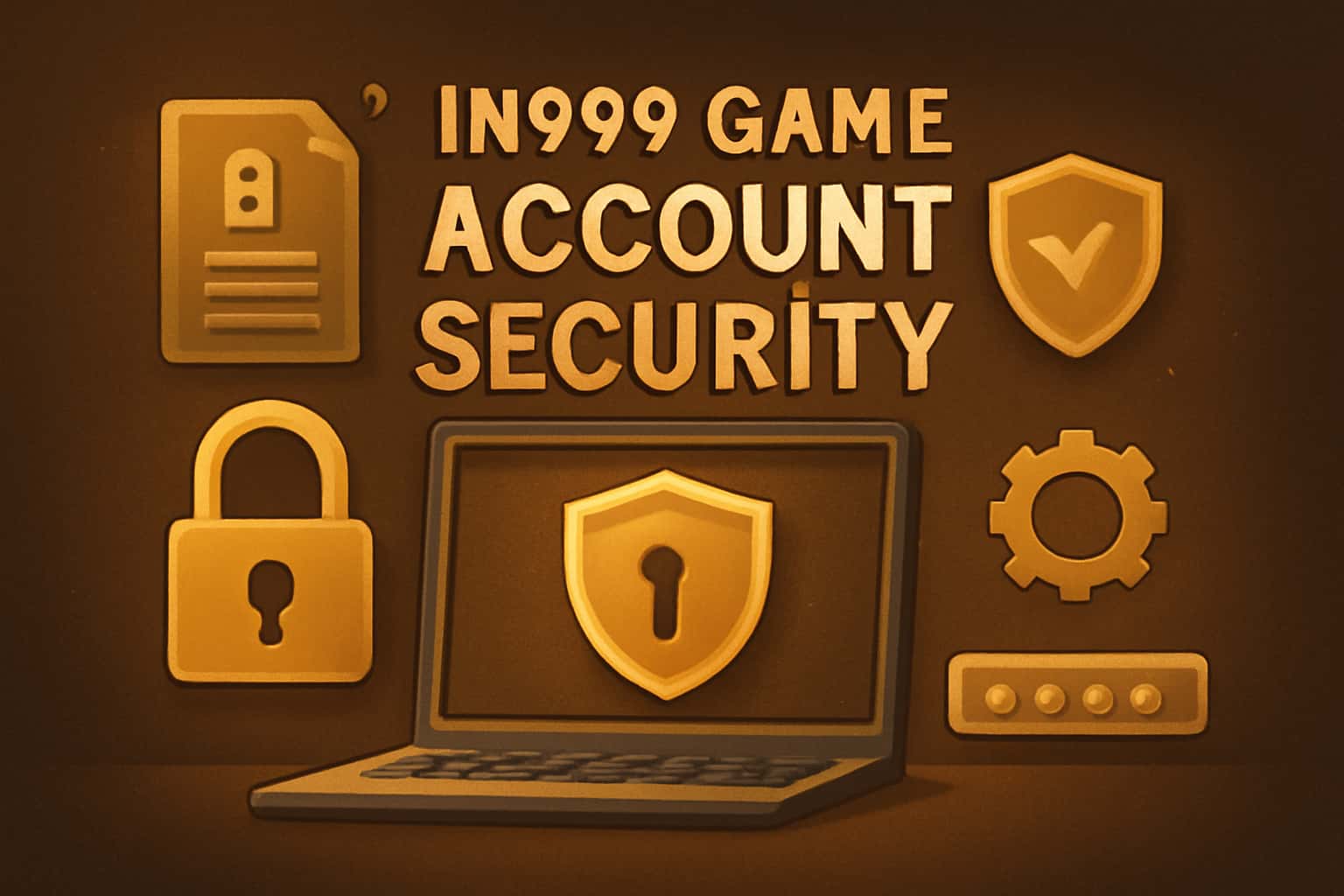 A visual representation of account security measures for IN999 Game, showcasing a secure login interface.