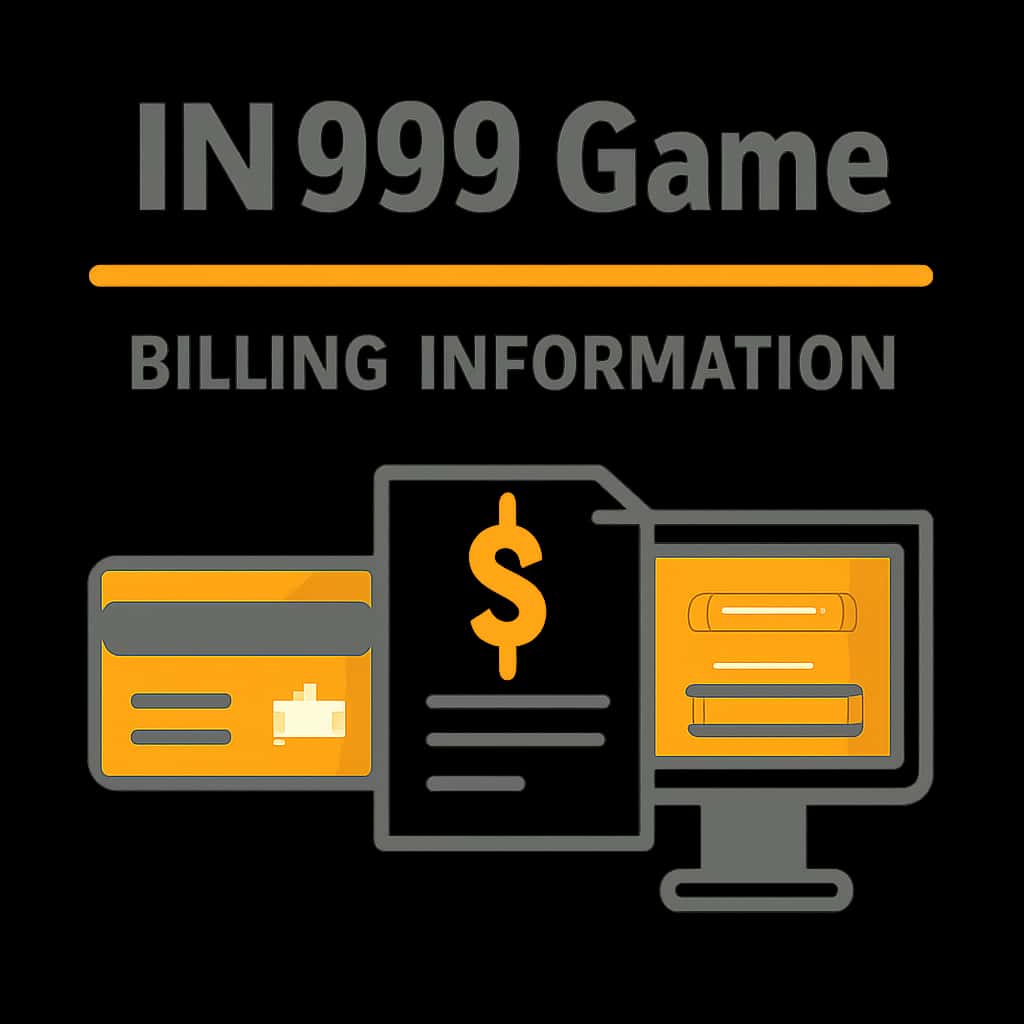 Diagram illustrating billing processes for IN999 Game