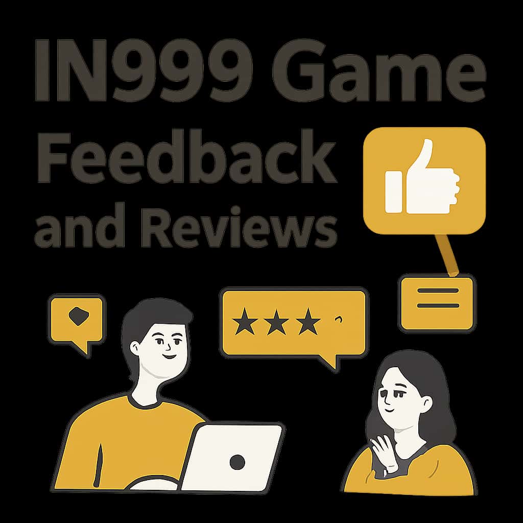 Illustration of user feedback process for IN999 Game.