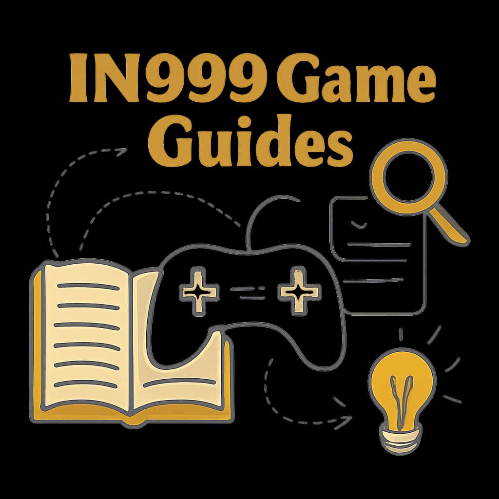 Illustration summarizing key points of IN999 Game Guides.