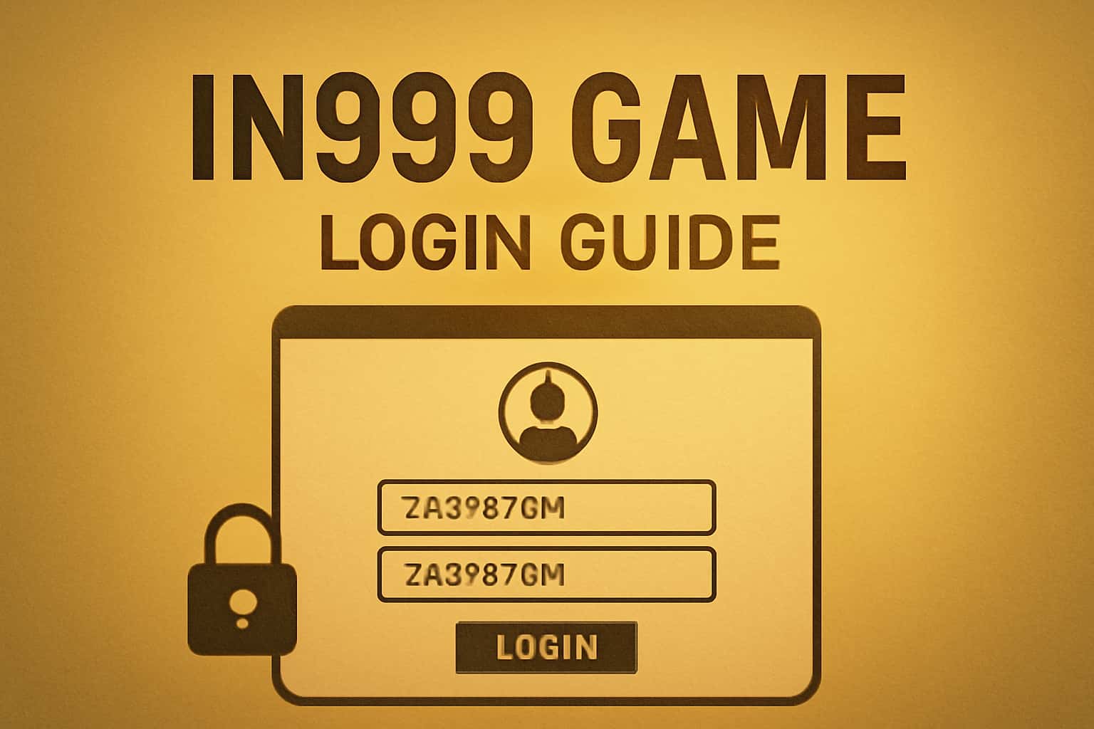 Hero image illustrating the IN999 Game Login Guide with a futuristic design.