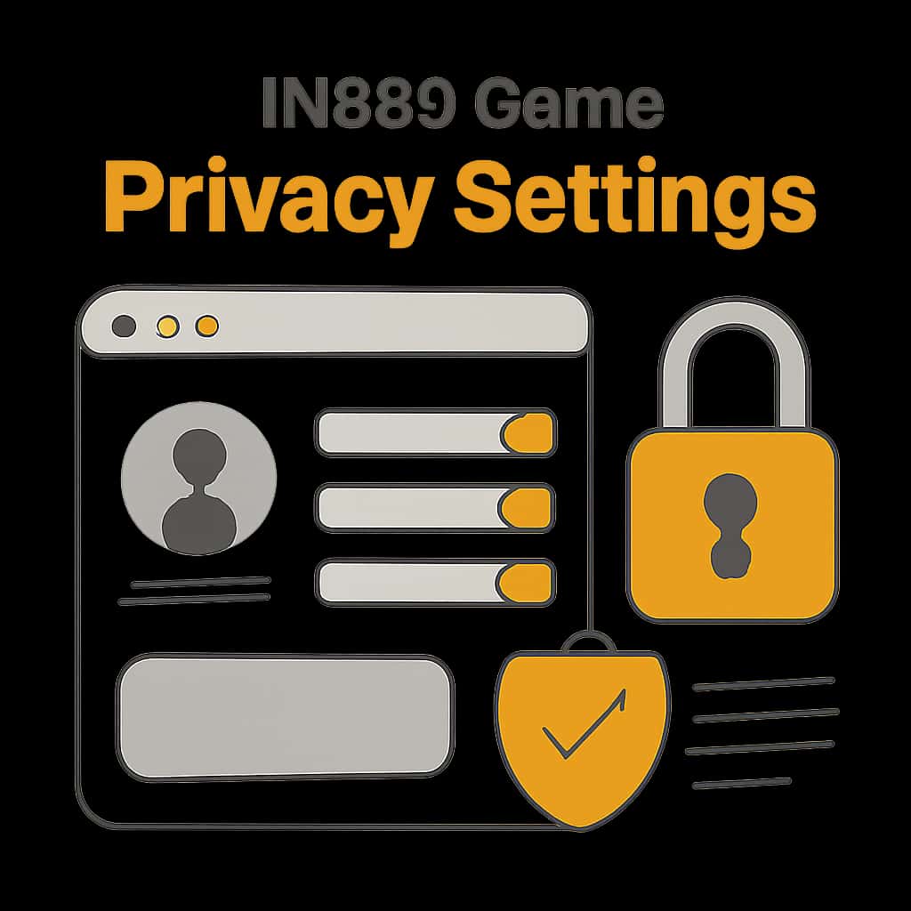 Illustration of IN999 Game Privacy Settings options