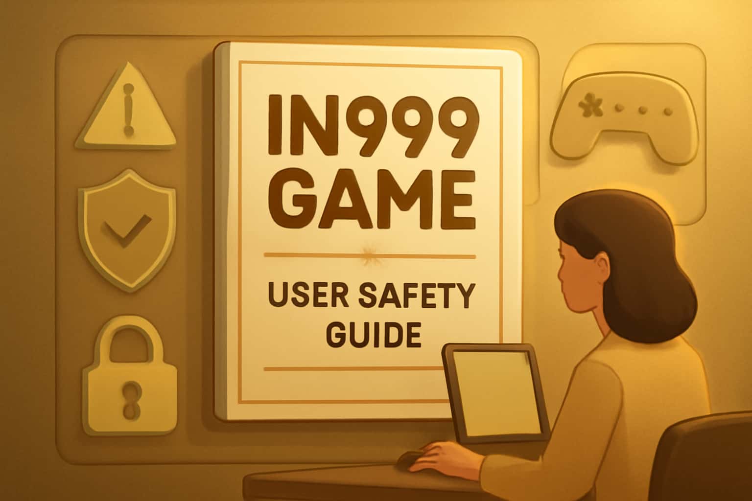 Visual representation of the IN999 Game User Safety Guide highlighting safety measures.