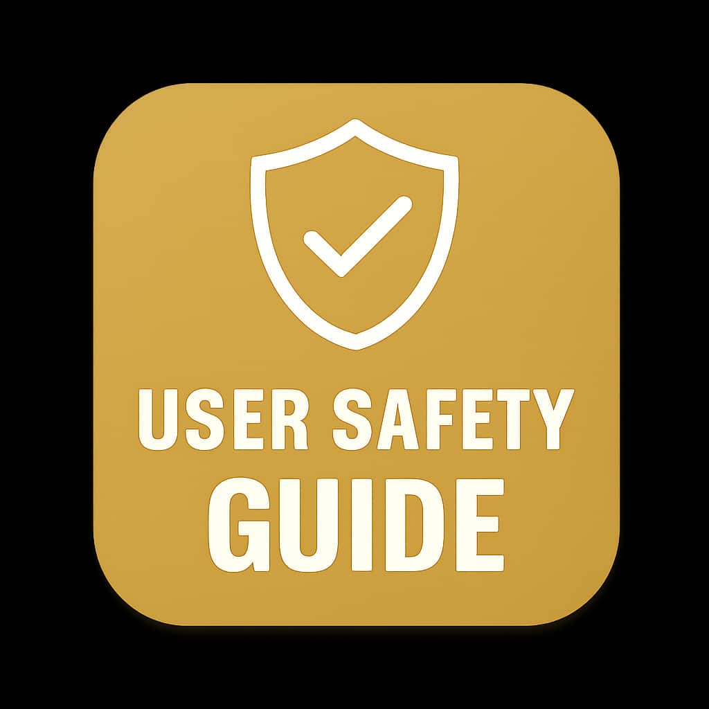 Icon representing user safety guidance for IN999 Game.