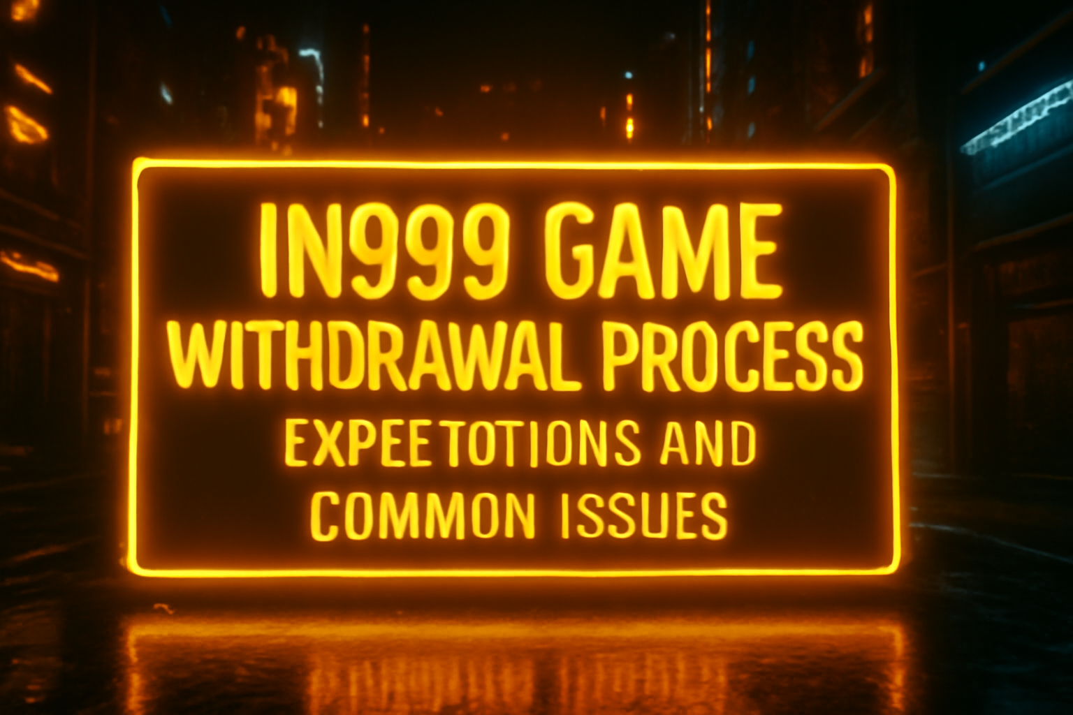 A neutral informational scene highlighting the top features of IN999 Game.