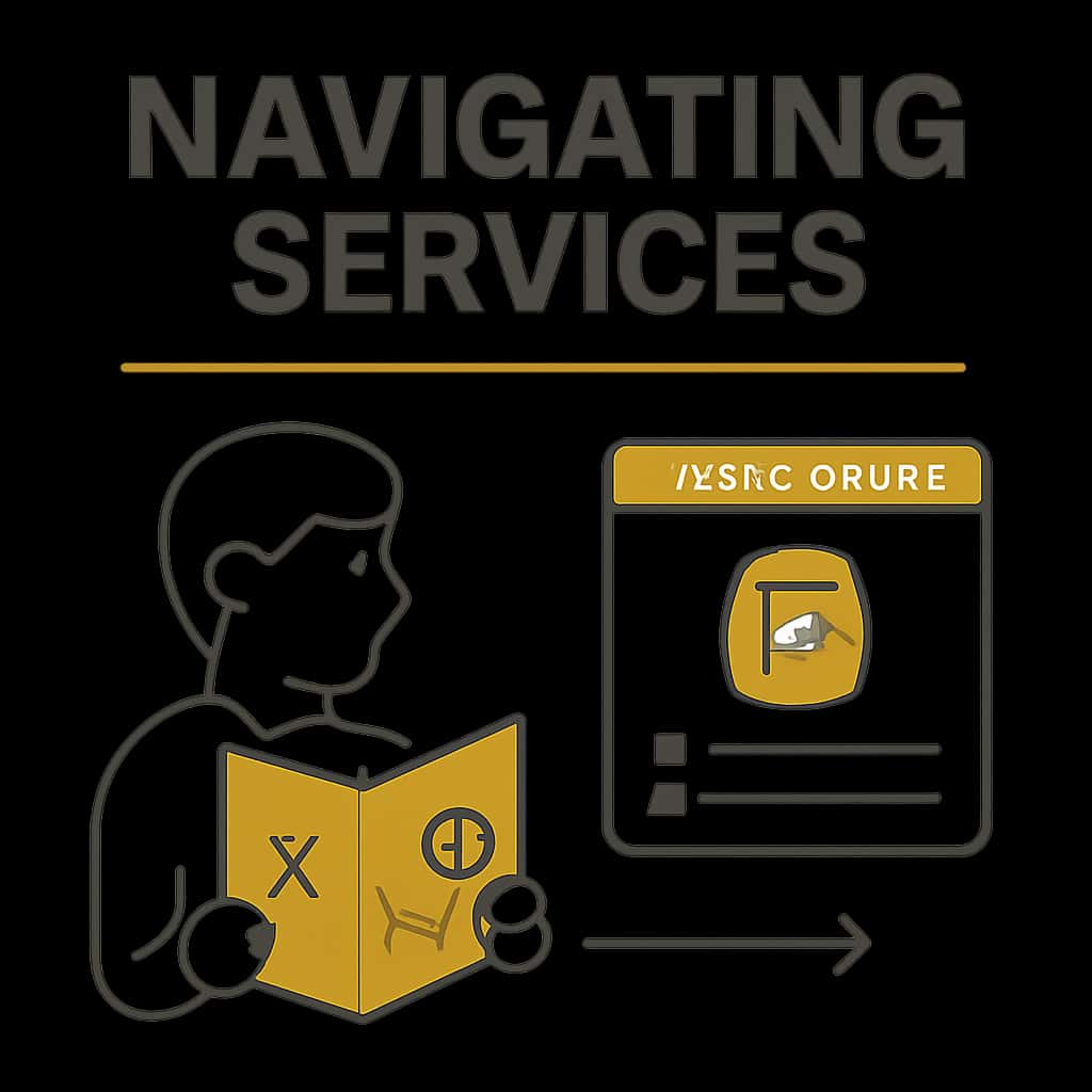 An educational diagram about navigating IN999 Game Services.