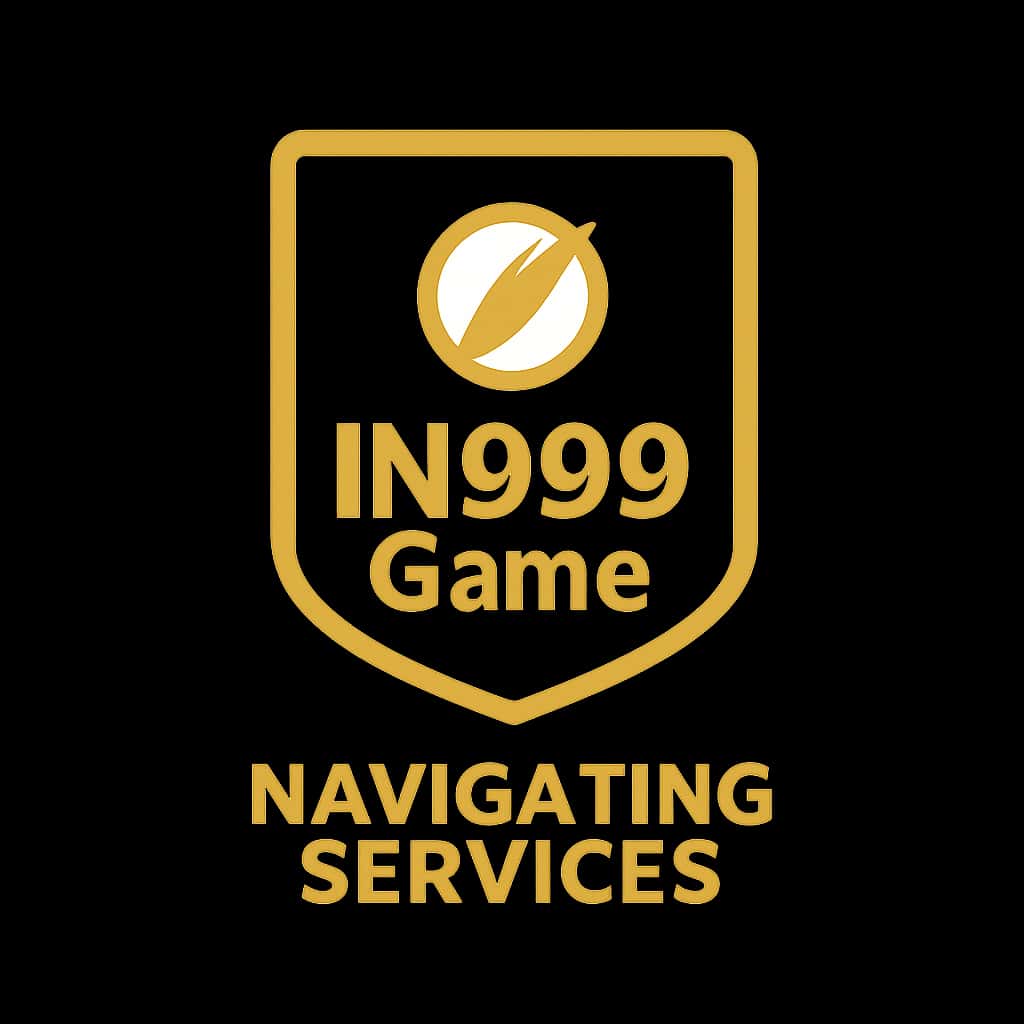 A badge symbolizing assistance for IN999 Game Services.