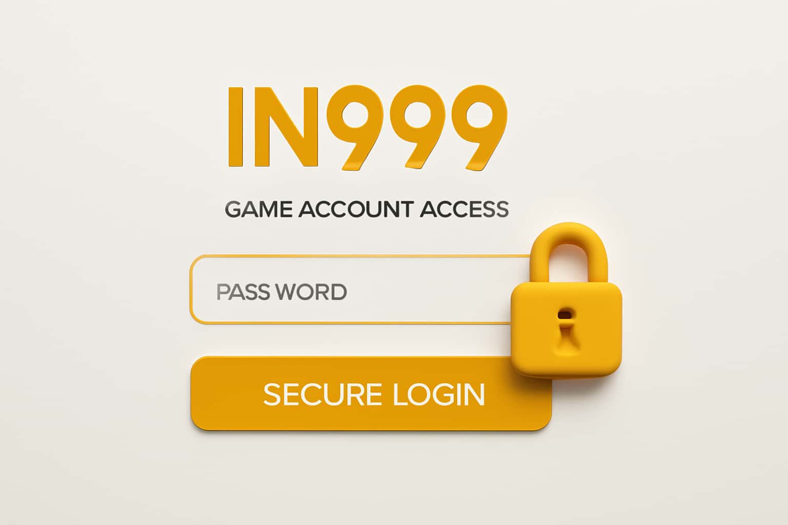 IN999 Game Account Access Interface