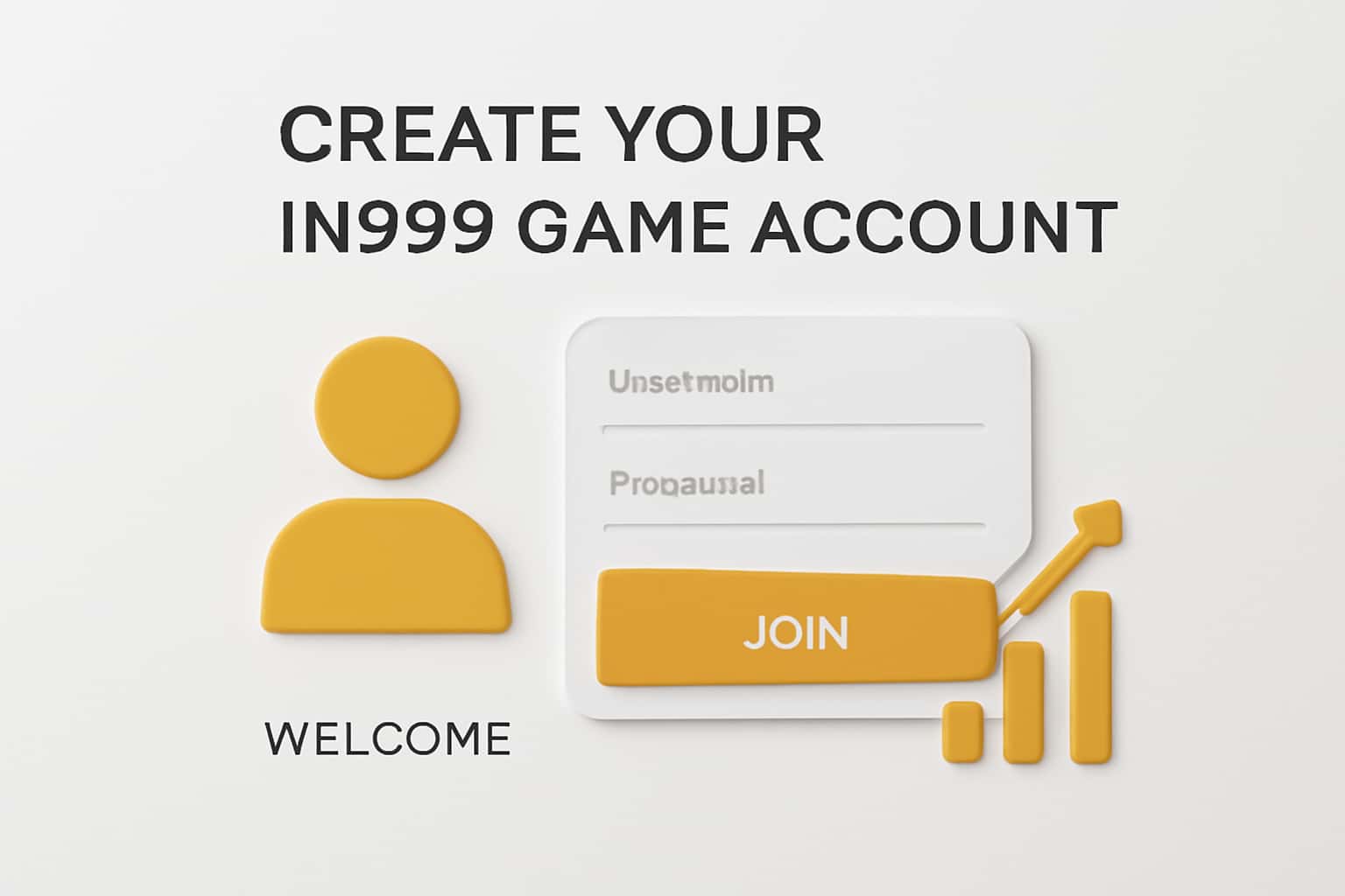 Create Your IN999 Game Account Interface